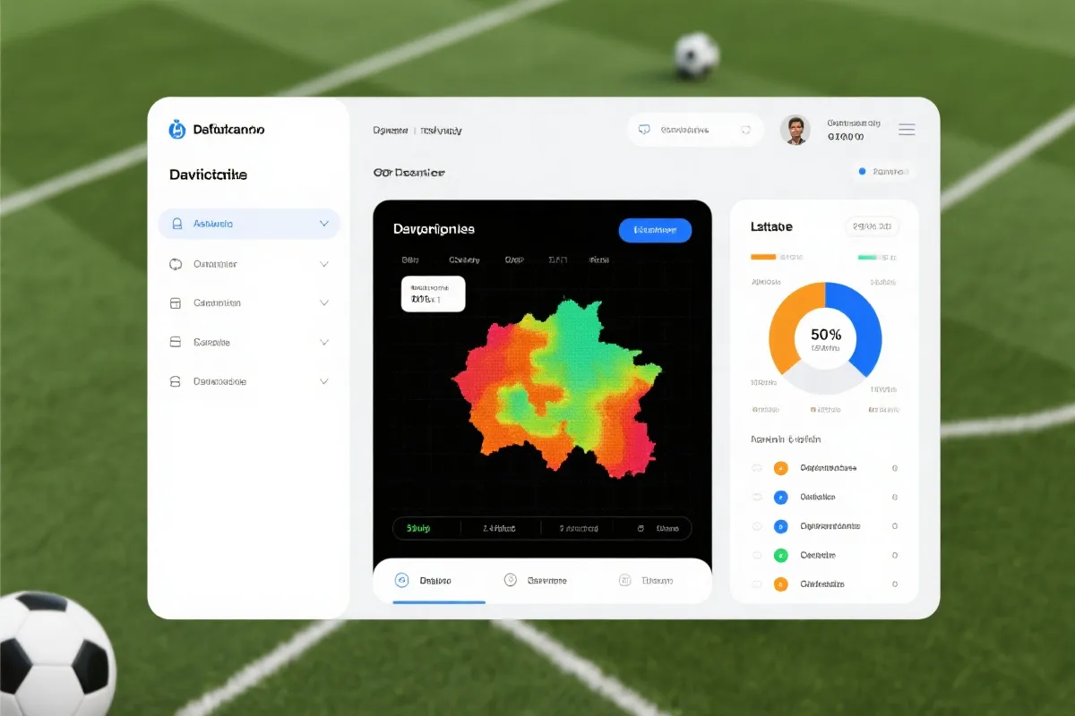 数据分析看板示意